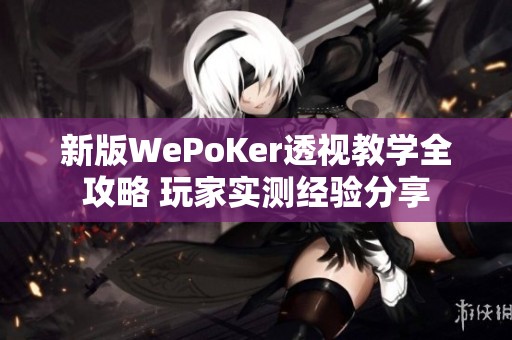 新版WePoKer透视教学全攻略 玩家实测经验分享