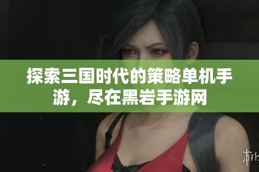 探索三国时代的策略单机手游，尽在黑岩手游网