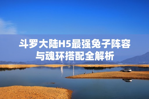 斗罗大陆H5最强兔子阵容与魂环搭配全解析