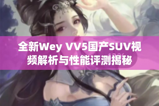 全新Wey VV5国产SUV视频解析与性能评测揭秘