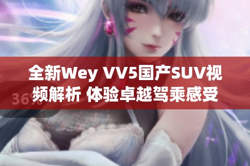 全新Wey VV5国产SUV视频解析 体验卓越驾乘感受