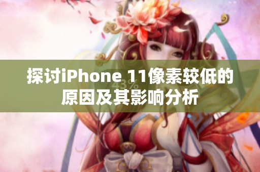 探讨iPhone 11像素较低的原因及其影响分析