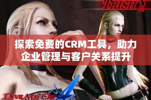 探索免费的CRM工具，助力企业管理与客户关系提升