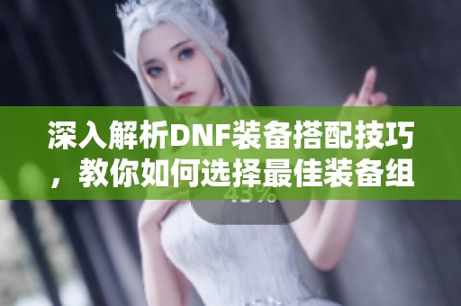 深入解析DNF装备搭配技巧，教你如何选择最佳装备组合