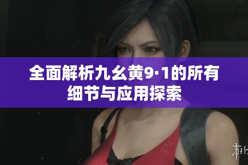 全面解析九幺黄9·1的所有细节与应用探索