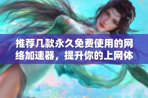 推荐几款永久免费使用的网络加速器，提升你的上网体验