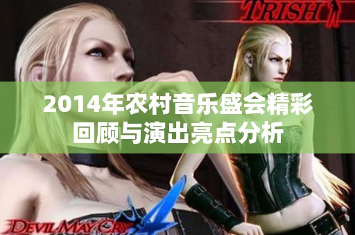 2014年农村音乐盛会精彩回顾与演出亮点分析