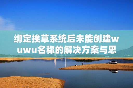 绑定挨草系统后未能创建wuwu名称的解决方案与思路