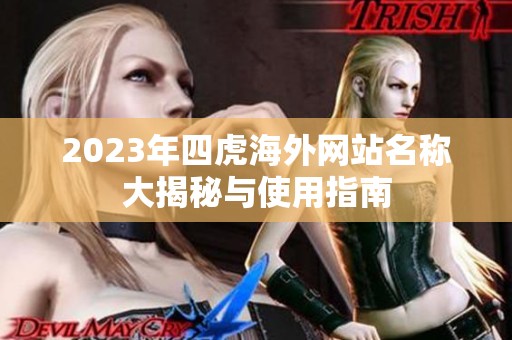 2023年四虎海外网站名称大揭秘与使用指南