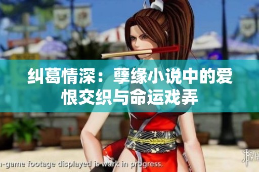 纠葛情深：孽缘小说中的爱恨交织与命运戏弄