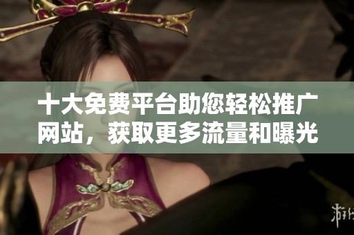 十大免费平台助您轻松推广网站，获取更多流量和曝光