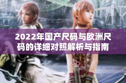 2022年国产尺码与欧洲尺码的详细对照解析与指南
