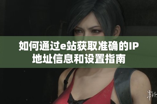 如何通过e站获取准确的IP地址信息和设置指南