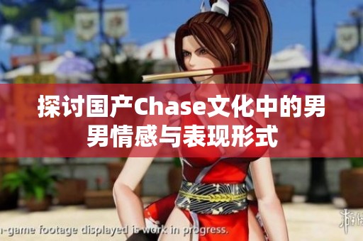 探讨国产Chase文化中的男男情感与表现形式