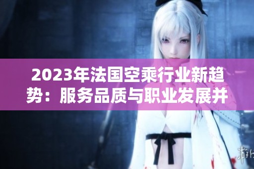2023年法国空乘行业新趋势：服务品质与职业发展并重