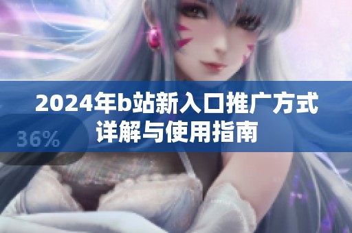 2024年b站新入口推广方式详解与使用指南