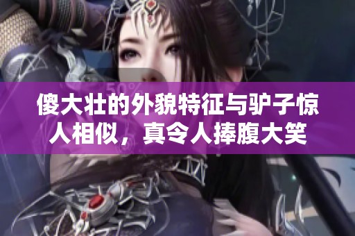 傻大壮的外貌特征与驴子惊人相似，真令人捧腹大笑