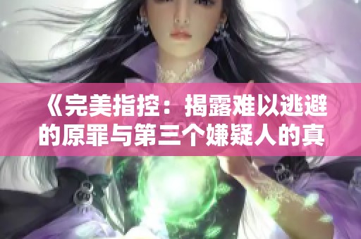 《完美指控：揭露难以逃避的原罪与第三个嫌疑人的真相》