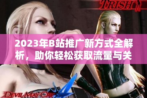2023年B站推广新方式全解析，助你轻松获取流量与关注