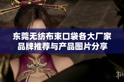 东莞无纺布束口袋各大厂家品牌推荐与产品图片分享