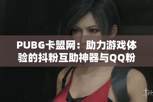 PUBG卡盟网：助力游戏体验的抖粉互助神器与QQ粉丝服务