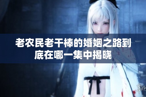 老农民老干棒的婚姻之路到底在哪一集中揭晓