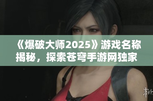 《爆破大师2025》游戏名称揭秘，探索苍穹手游网独家资讯