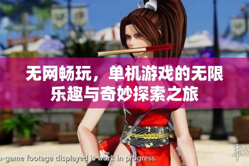 无网畅玩，单机游戏的无限乐趣与奇妙探索之旅