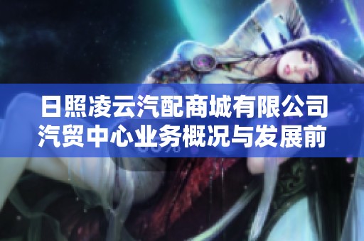日照凌云汽配商城有限公司汽贸中心业务概况与发展前景分析