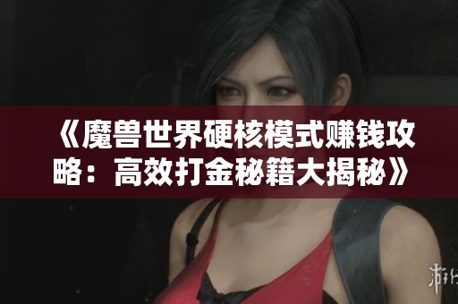 《魔兽世界硬核模式赚钱攻略：高效打金秘籍大揭秘》