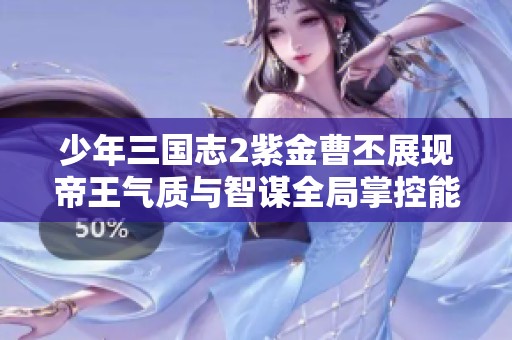 少年三国志2紫金曹丕展现帝王气质与智谋全局掌控能力