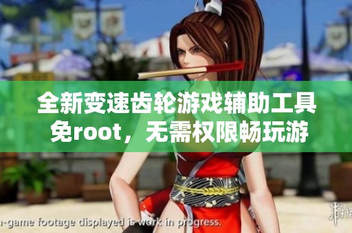 全新变速齿轮游戏辅助工具 免root，无需权限畅玩游戏快感