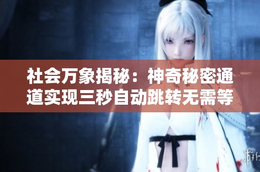 社会万象揭秘：神奇秘密通道实现三秒自动跳转无需等待