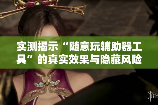 实测揭示“随意玩辅助器工具”的真实效果与隐藏风险解析