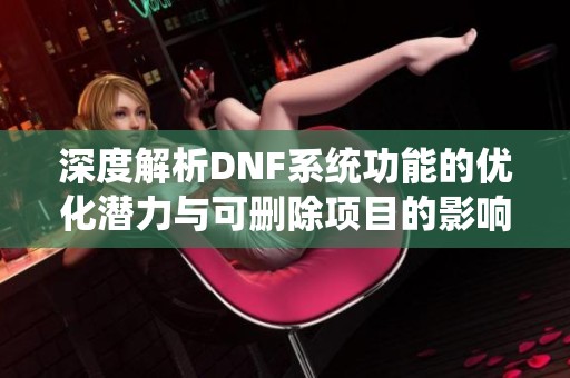 深度解析DNF系统功能的优化潜力与可删除项目的影响