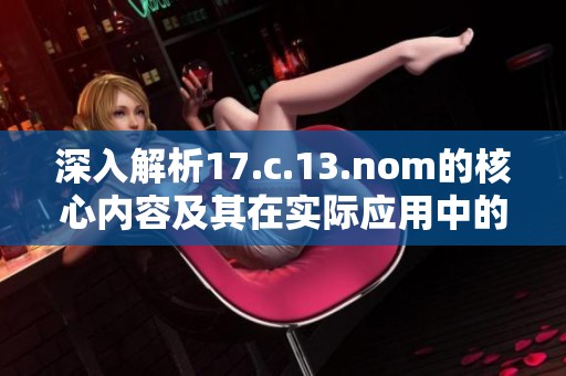 深入解析17.c.13.nom的核心内容及其在实际应用中的重要性与影响力