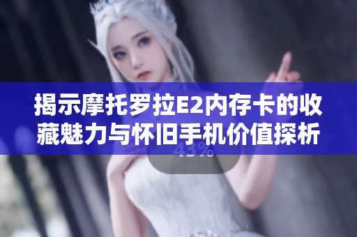 揭示摩托罗拉E2内存卡的收藏魅力与怀旧手机价值探析