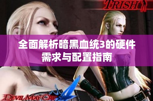 全面解析暗黑血统3的硬件需求与配置指南