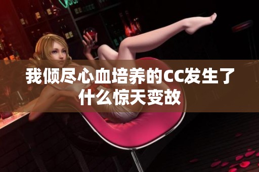 我倾尽心血培养的CC发生了什么惊天变故