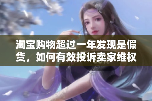淘宝购物超过一年发现是假货，如何有效投诉卖家维权？