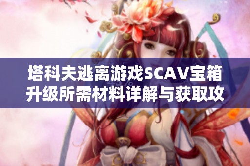 塔科夫逃离游戏SCAV宝箱升级所需材料详解与获取攻略