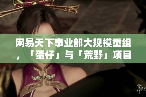 网易天下事业部大规模重组，「蛋仔」与「荒野」项目独立运作！