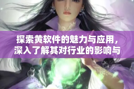 探索黄软件的魅力与应用，深入了解其对行业的影响与潜力