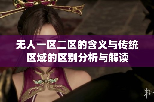 无人一区二区的含义与传统区域的区别分析与解读
