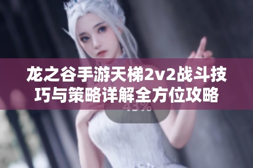 龙之谷手游天梯2v2战斗技巧与策略详解全方位攻略