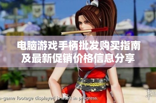 电脑游戏手柄批发购买指南及最新促销价格信息分享