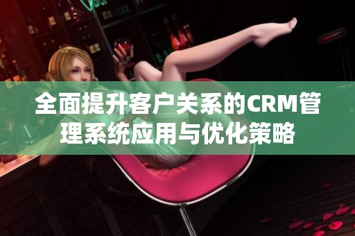 全面提升客户关系的CRM管理系统应用与优化策略