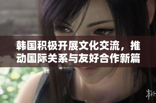 韩国积极开展文化交流，推动国际关系与友好合作新篇章