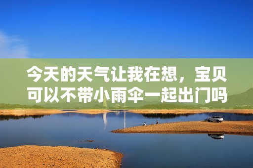今天的天气让我在想，宝贝可以不带小雨伞一起出门吗