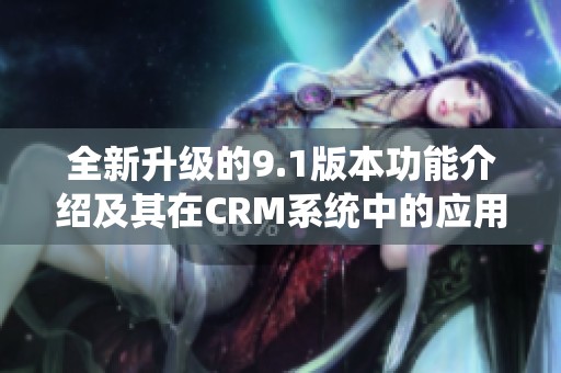 全新升级的9.1版本功能介绍及其在CRM系统中的应用解析
